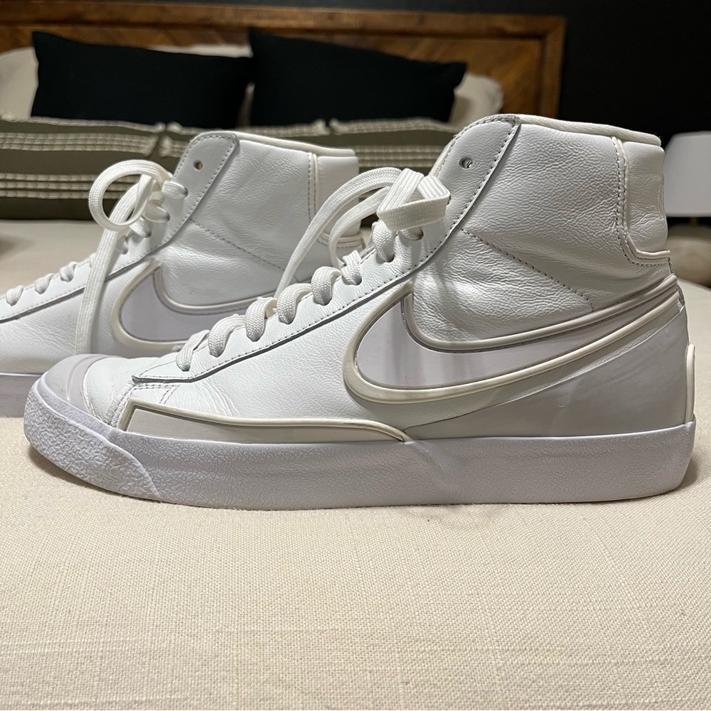 Nike Blazer Mid ‘77 ‘Infinite White’ High-Top Sneakers - Picture 4 of 12